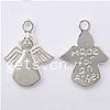 Character Shaped Zinc Alloy Pendants, Angel cadmium free Approx 1.5mm 