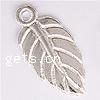 Zinc Alloy Leaf Pendants nickel, lead & cadmium free Approx 2mm 