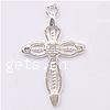 Zinc Alloy Cross Pendants, plated cadmium free Approx 1mm, Approx 