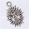 Zinc Alloy Cross Pendants, plated cadmium free Approx 3mm 