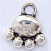 Zinc Alloy Hand Pendants, plated nickel, lead & cadmium free Approx 3mm 