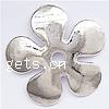 Zinc Alloy Bead Caps, Flower, plated, 5 petal cadmium free Approx 2mm, Approx 