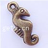 Zinc Alloy Animal Pendants, Seahorse, plated lead & nickel free Approx 1mm 