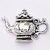 Zinc Alloy Tool Pendants, Teapot, plated nickel, lead & cadmium free Approx 