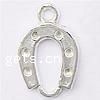 Zinc Alloy Pendant Rhinestone Setting, Letter N, plated nickel, lead & cadmium free Approx 2mm 