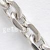 Stainless Steel Oval Chain, curb chain, original color Approx 