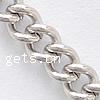 Stainless Steel Oval Chain, 304 Stainless Steel, twist oval chain, original color Approx 