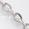 Stainless Steel Oval Chain, 304 Stainless Steel, original color Approx 