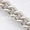 Stainless Steel Oval Chain, 304 Stainless Steel, twist oval chain, original color Approx 