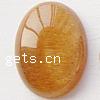 Gemstone Cabochons, Sunstone, Oval 