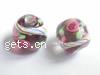 Handmade Lampwork Beads, Round, 10mm 