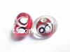 Handmade Lampwork Beads, Rondelle 