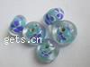 Handmade Lampwork Beads, Rondelle 