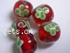 Handmade Lampwork Beads, Round, 10x10mm, Sold by PC