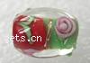 Handmade Lampwork Beads, Drum 