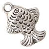 Zinc Alloy Animal Pendants, Fish, plated Approx 2mm 