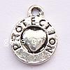 Zinc Alloy Message Pendants Approx 2mm 