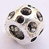 Zinc Alloy European Beads, Rondelle, plated, without troll Approx 5mm 