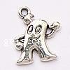 Zinc Alloy Animal Pendants, Cartoon, plated Approx 2mm 