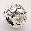 Zinc Alloy European Beads, Rondelle, plated, without troll Approx 5mm 