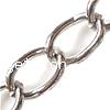 Iron Twist Oval Chain, plated 