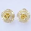 Brass Earring Stud Component, plated 