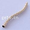 Gold Filled Tube Beads, textured Approx 1mm 