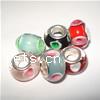 Lampwork Sterling Silver Double Core Beads, With 925 Stamp, Rondelle, 13x8mm, Hole:Approx 4.5MM, Sold by PC