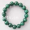 Malachite bracelet, Rond, 12mm pouce Vendu par brin