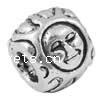 Zinc Alloy European Beads, Drum, plated, without troll Approx 4mm 