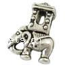 Zinc Alloy European Beads, Animal, plated, without troll Approx 5mm 