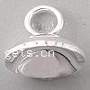 Messing Schmuck Stiftöse, plattiert, keine, 8x7mm, Bohrung:ca. 2.5mm, verkauft von PC