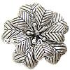 Zinc Alloy Flower Pendants, plated nickel, lead & cadmium free Approx 5mm 