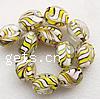 Lampwork Beads, Oval, handmade Approx 3mm 