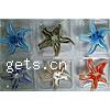 Lampwork Pendants, Star, handmade, mixed colors, Box 