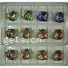 Lampwork Pendants, Heart, handmade, mixed colors, Box 