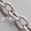 Stainless Steel Oval Chain, 316L Stainless Steel, original color Approx 