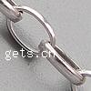 Stainless Steel Oval Chain, 316L Stainless Steel, original color Approx 