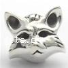 Zinc Alloy European Beads, Animal, plated nickel, lead & cadmium free Approx 4.5mm 