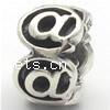 Zinc Alloy European Beads, Rondelle, plated nickel, lead & cadmium free Approx 4.5mm 