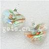 Pendentifs Murano fleur intérieur, chalumeau, coeur, fleur intérieure, plus de couleurs à choisir Environ 7mm, Vendu par PC