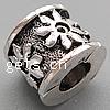 Zinc Alloy European Beads, Tube, plated, without troll Approx 4.5mm 