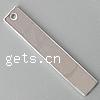 Label/tag en argent, argent sterling 925, rectangle, plus de couleurs à choisir Environ 2mm, Vendu par PC