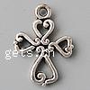 Zinc Alloy Cross Pendants, plated cadmium free Approx 2mm 