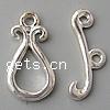 Zinc Alloy Toggle Clasp, single-strand cadmium free  Approx 2mm 