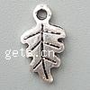 Zinc Alloy Leaf Pendants nickel, lead & cadmium free Approx 2mm 