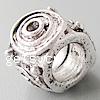 Zinc Alloy European Beads, Tube, plated, without troll nickel, lead & cadmium free Approx 4mm 