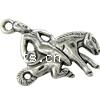 Zinc Alloy Animal Pendants, Horse, plated Approx 1.5mm, Approx 