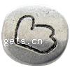 Zinc Alloy Flat Beads, Flat Round, plated Approx 1mm, Approx 