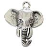 Zinc Alloy Animal Pendants, Elephant, plated Approx 2mm, Approx 